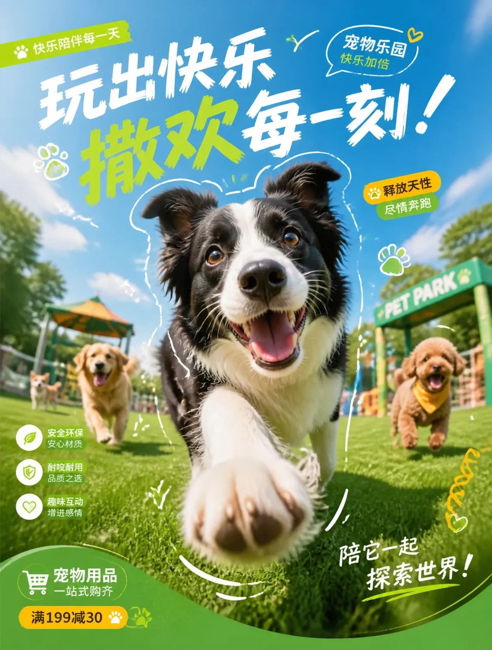 Fun Run · Border Collie in Fisheye
